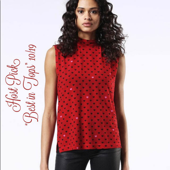 Diesel Tops - Diesel | Heart Print T-Haze Tank Top NWT